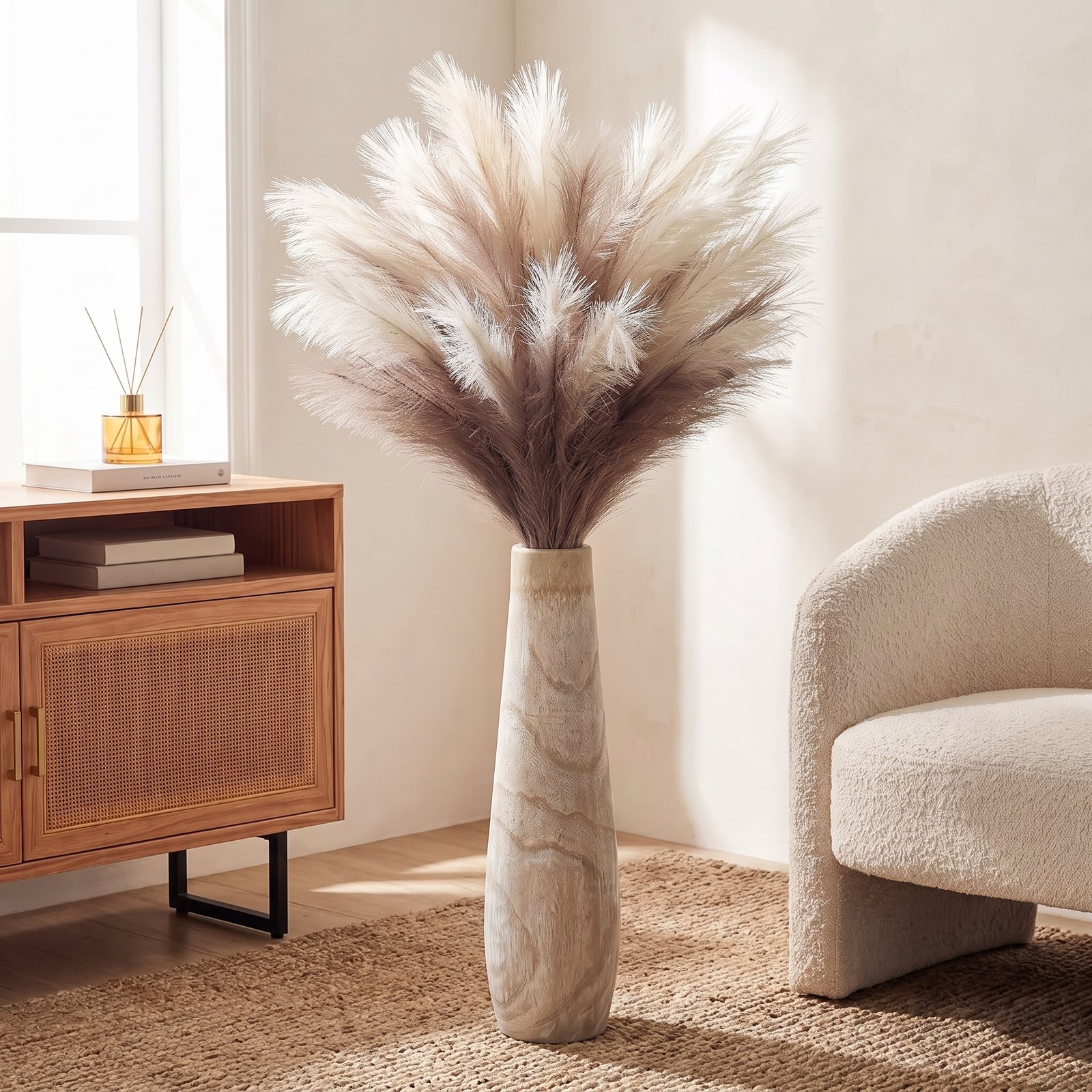 Wooden Floor Vase